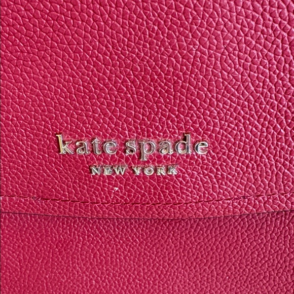 NWOT Kate Spade Burgundy Leather Backpack bag purse like new main image 3